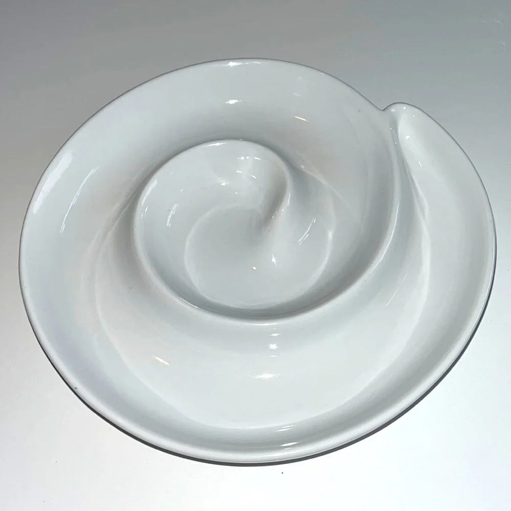 Crate & Barrel White Oven/Microwave Safe Dish
